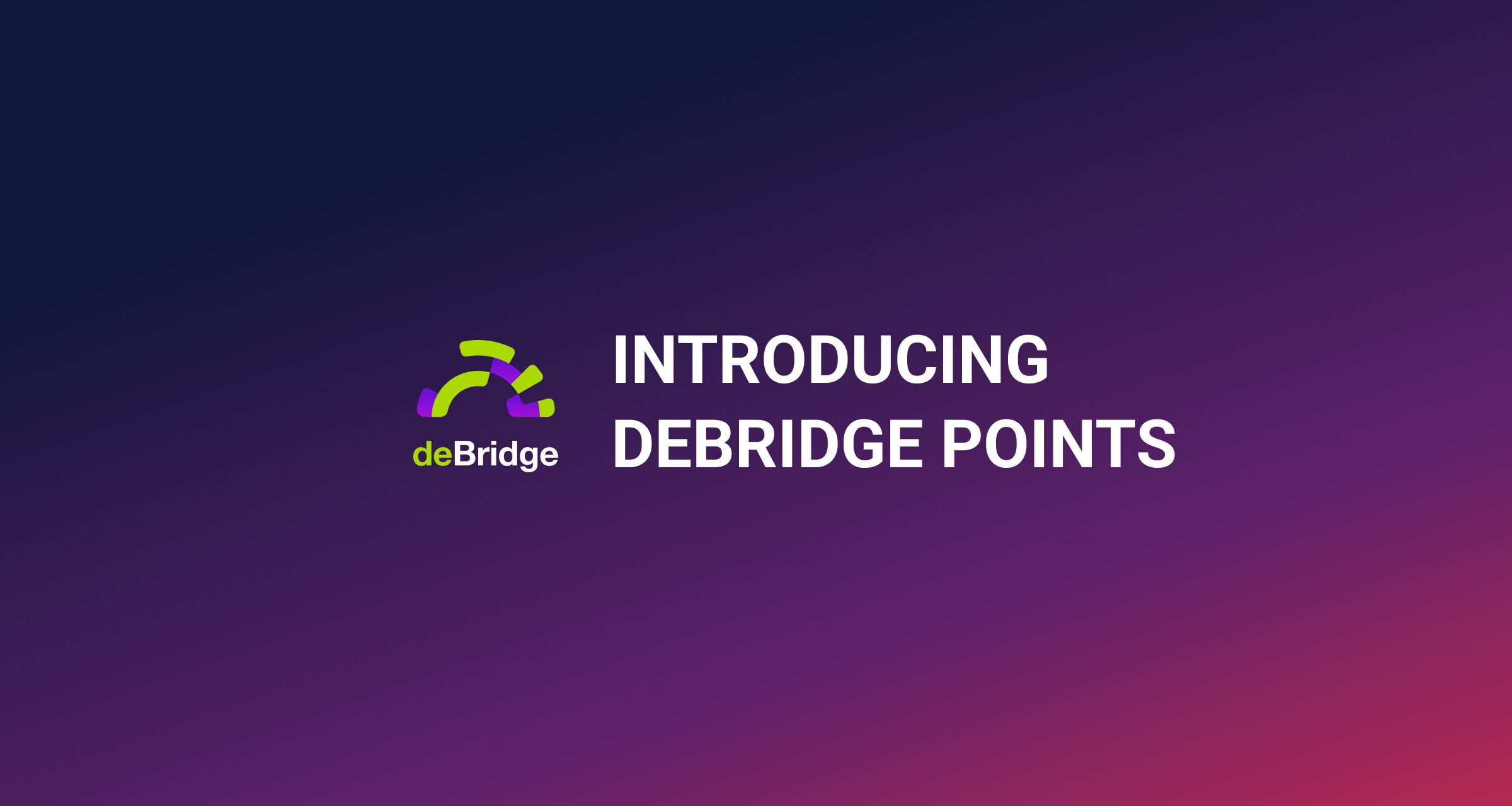 deBridge Points